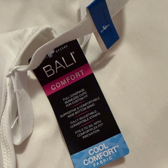 Bali Comfort Revolution Wireless Bra - White (Size XL) - Picture 2 of 5